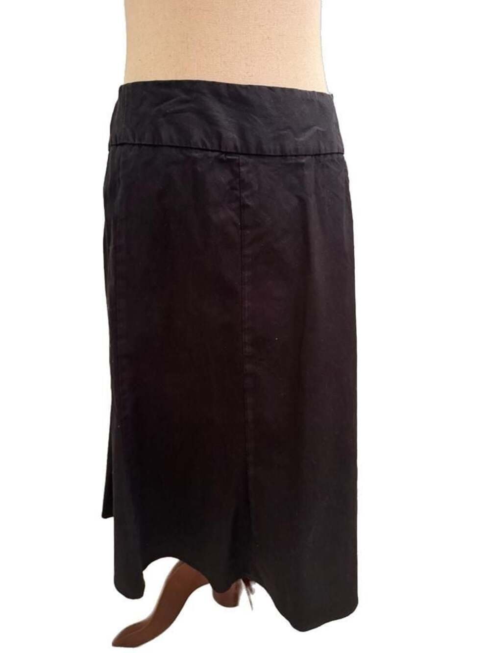 Gap Women's Black A-Line Midi Skirt

H1092